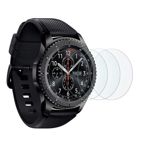 AussieSuperStore Homeware Supplies Samsung Gear S3 Tempered Glass Screen Protector (Pack of 3) Samsung Gear S3 Watch Tempered Glass Film Screen Protector Pack of 3 CBS3FILMX3